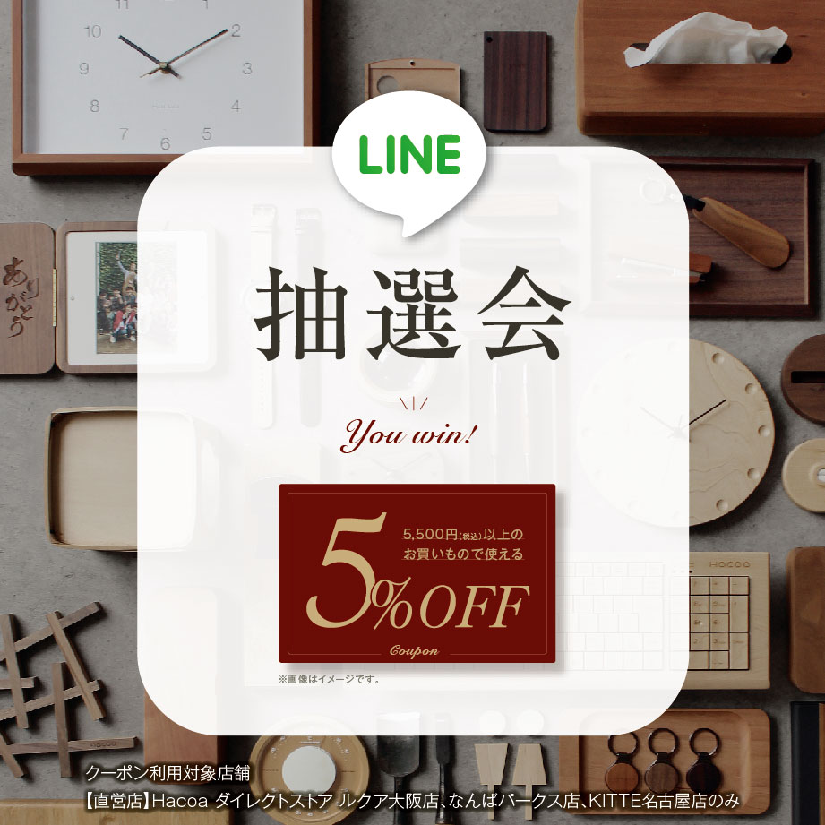 【ルクア大阪・なんばパークス・KITTE名古屋店】クーポンが当たるLINE抽選会開催！