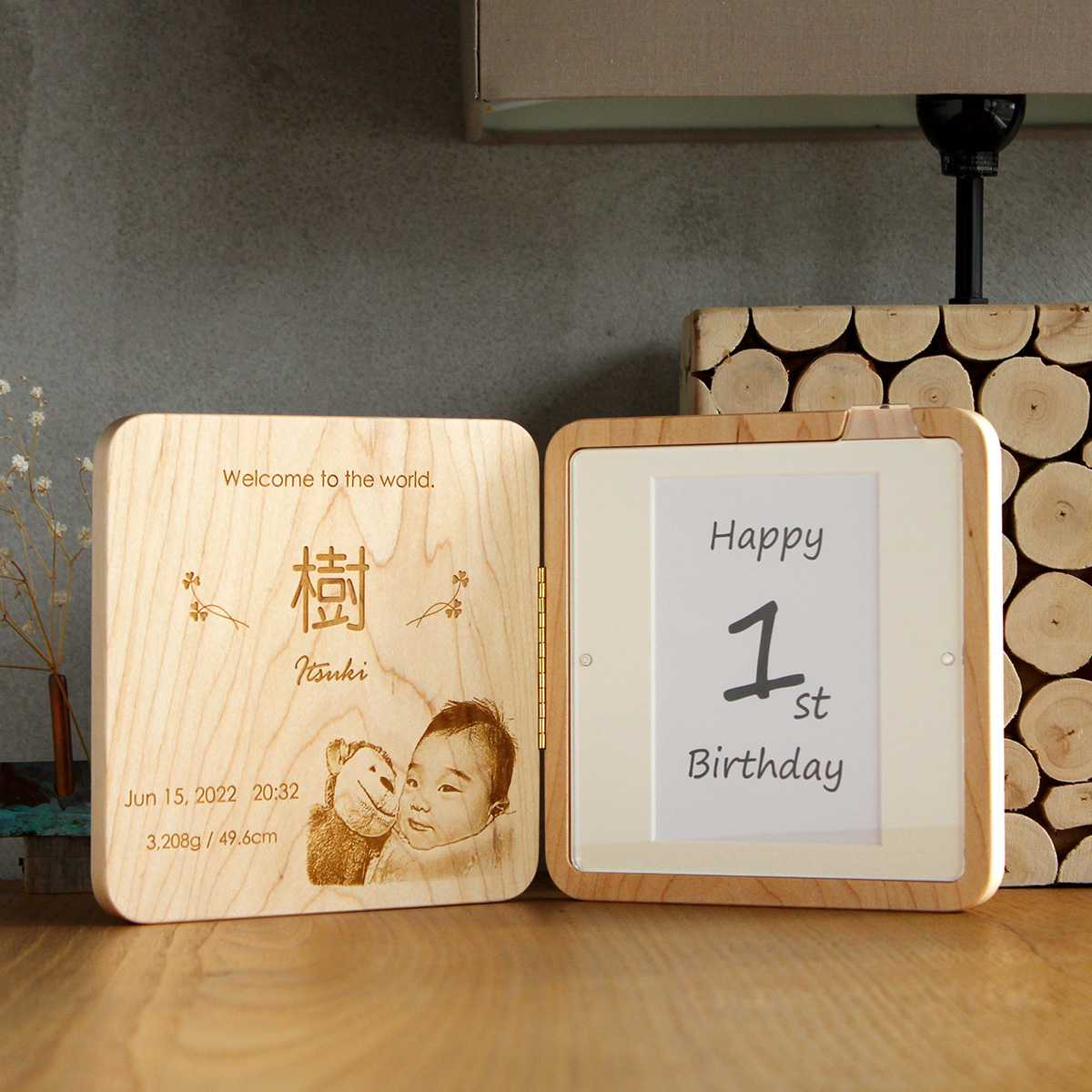 刻印込み商品-Engraved Photo Stand
