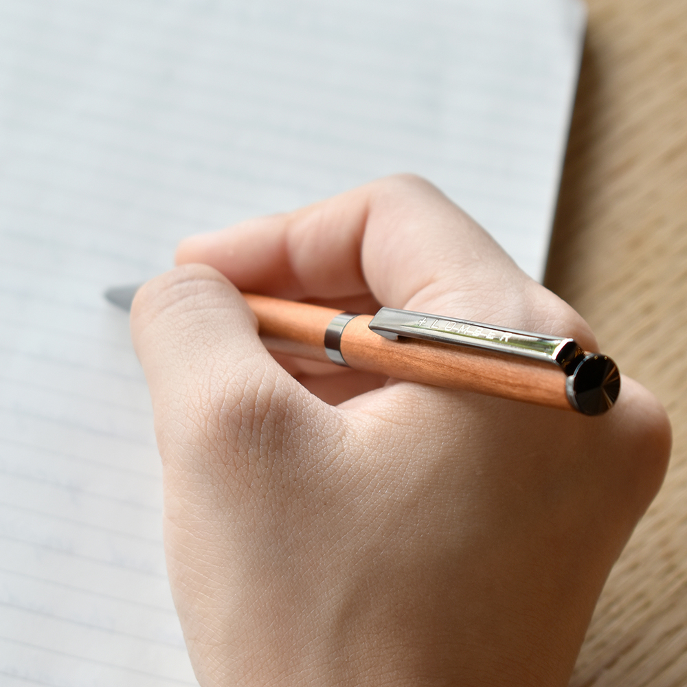 世界に一つだけの木製ボールペン「SLIM BALLPOINT PEN　TWIST」