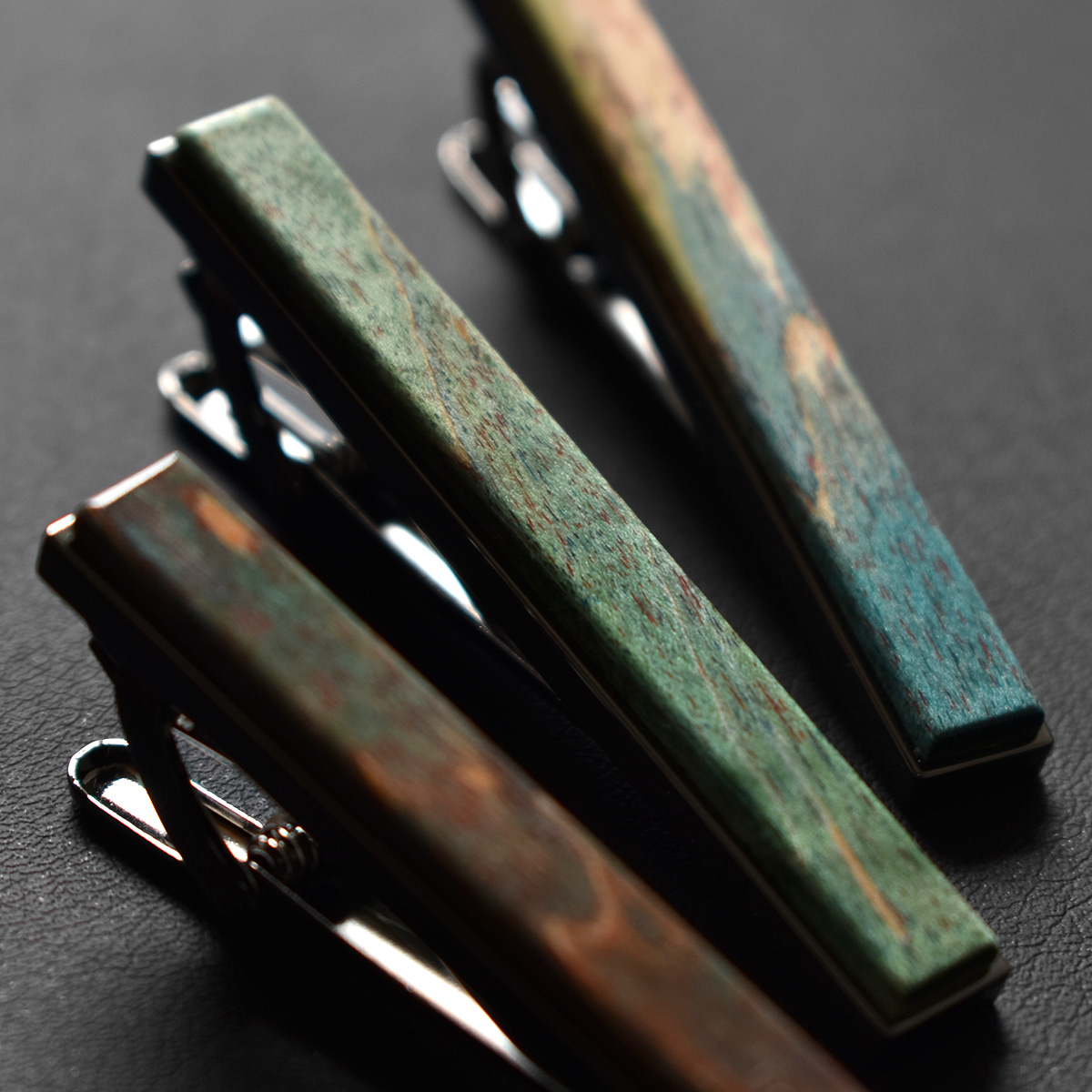 【一部店舗限定】TIE PINS & CUFF LINKS ギフトセット（スタビライズドウッド）
