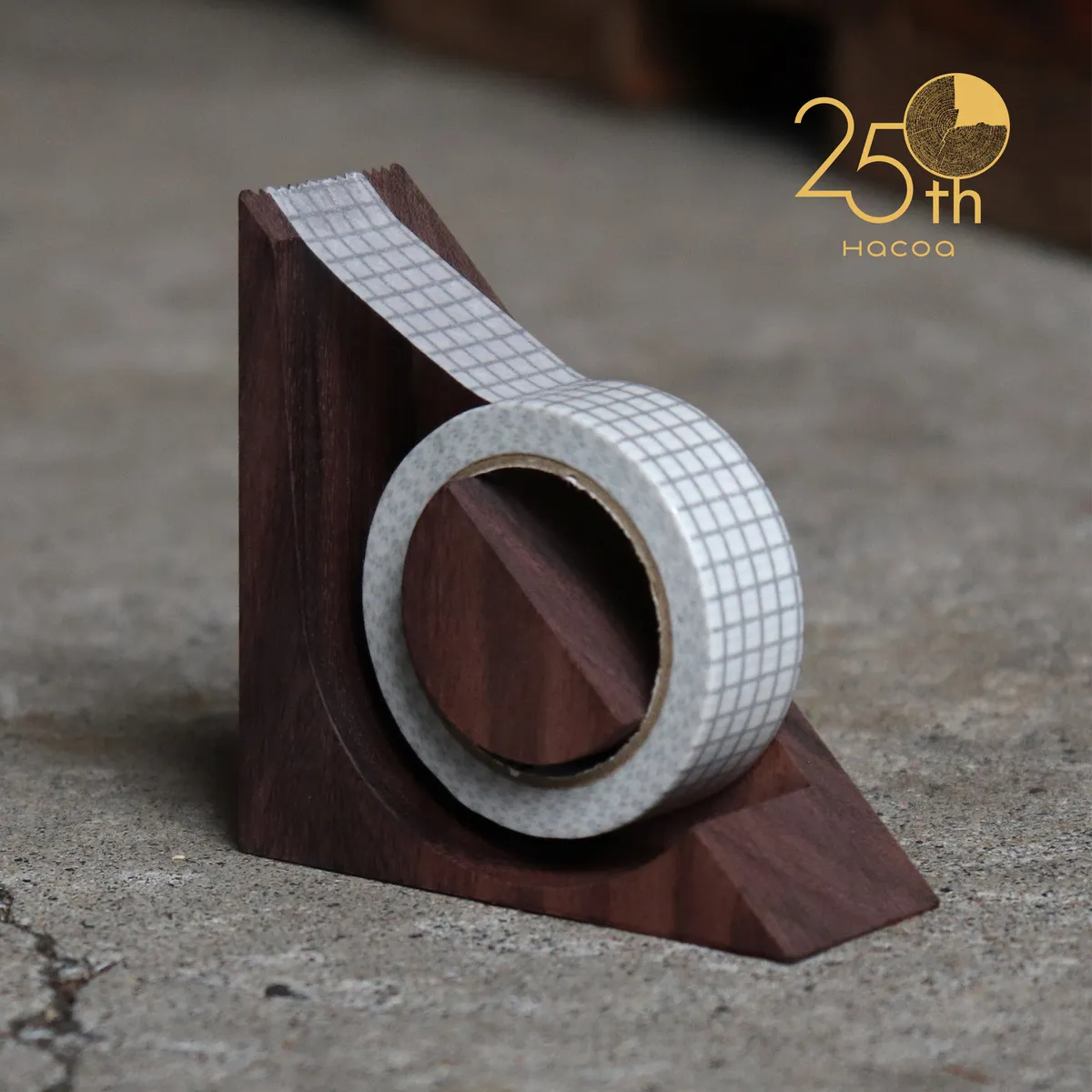 【数量限定】25周年復刻商品 木で切る、木製マスキングテープカッター「Ki-de-kiru MT（ローズウッド）」