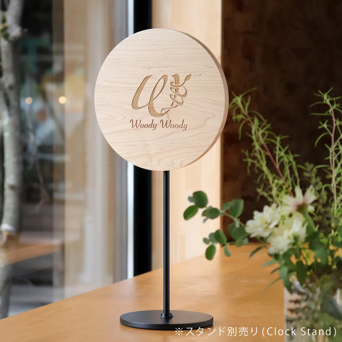 新商品 正円と正方形の、想いを刻む木製メッセージボード「Message Board Square/Round」