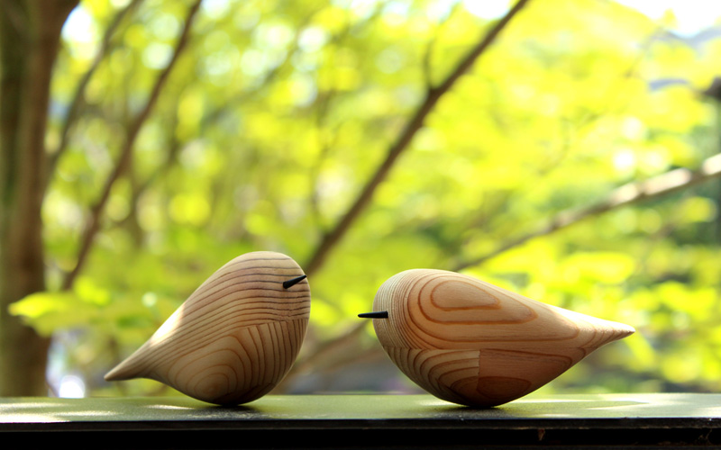 オープニングワークショップ-鳥の木彫りペーパーウェイト